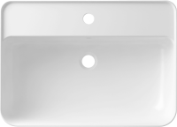 Комплект Накладная раковина Lavinia Boho Bathroom Sink Slim 33311008 + Донный клапан Wellsee Drainage System 182134000 хром + Сифон 182102000 хром