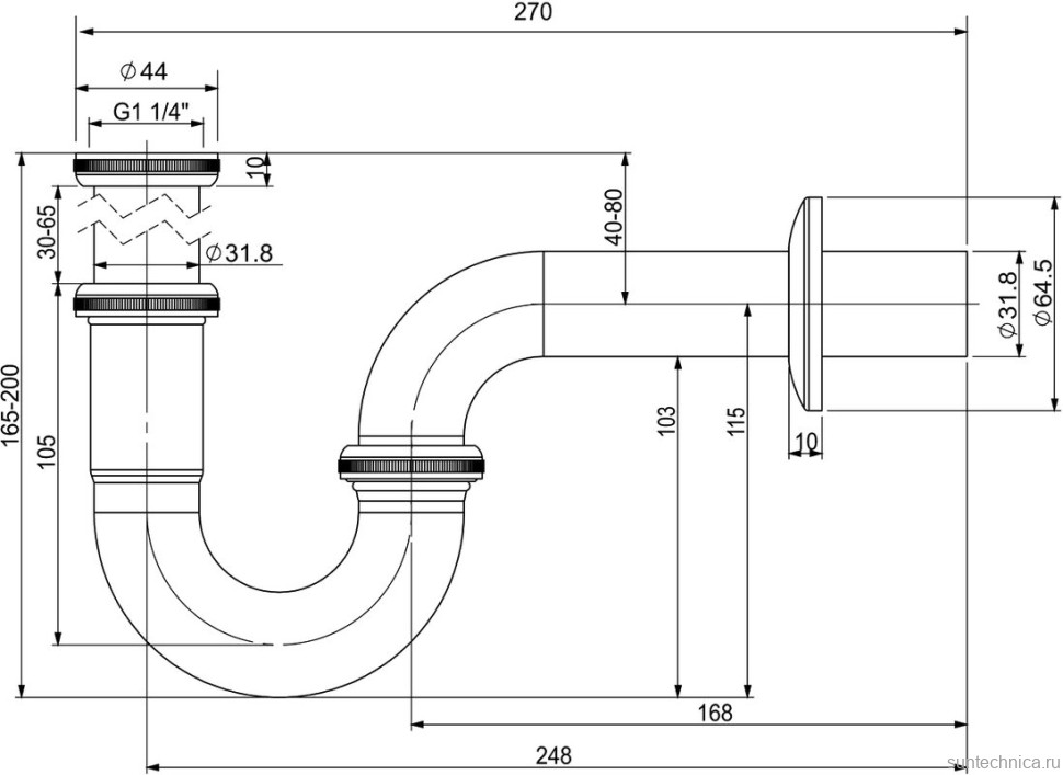 Комплект Накладная раковина Lavinia Boho Bathroom Sink Slim 33311008 + Донный клапан Wellsee Drainage System 182134000 хром + Сифон 182102000 хром