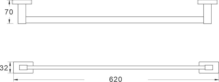 Держатель для полотенец Shevanik SG5617C белый