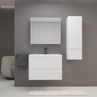 Мебель для ванной комнаты Style Line Манхэттен 80 подвесная, белая, раковина Andrea Classic 80