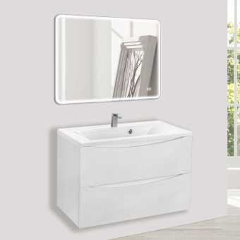 Мебель для ванной Vincea Mia 80 белая глянцевая