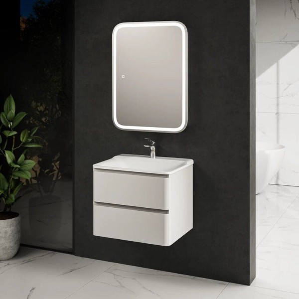 Тумба под раковину для ванной AQUAme S4 60 белая