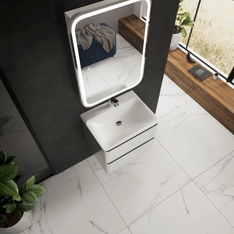 Тумба под раковину для ванной AQUAme S4 60 белая