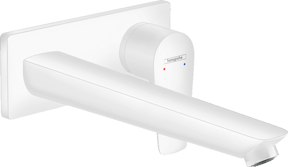 Смеситель для раковины Hansgrohe Talis E 71734700 С ВНУТРЕННЕЙ ЧАСТЬЮ матовый белый