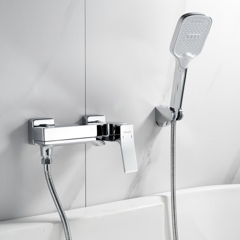 Смеситель для ванны с душем Shevanik S4002 хром