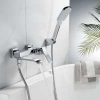 Смеситель для ванны с душем Shevanik S4002 хром Смеситель для ванны с душем Shevanik S4002 хром