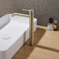 Смеситель для раковины Abber Wasser Kreis AF8111G матовое золото Смеситель для раковины Abber Wasser Kreis AF8111G матовое золото