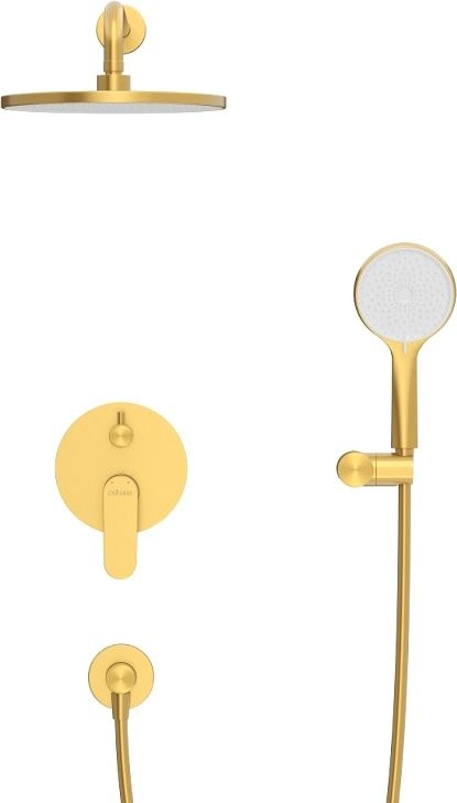 Душевой комплект Cezares Stylus STYLUS-DSET-BORO С ВНУТРЕННЕЙ ЧАСТЬЮ, брашированное золото