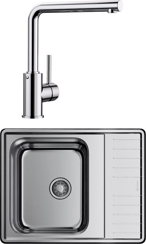 Комплект Мойка Omoikiri Sagami 63 + Смеситель Blanco Mila 524213