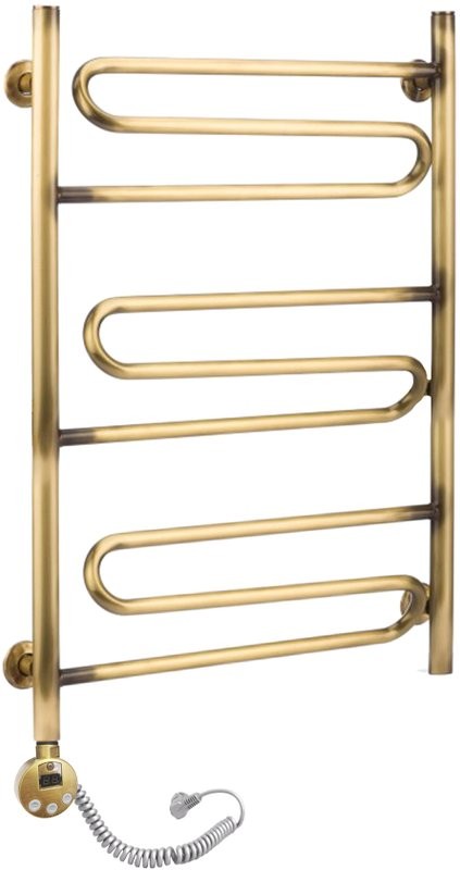 Полотенцесушитель электрический Domoterm Офелия П9 50x70, античная бронза, L