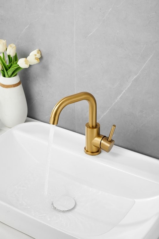 Смеситель для раковины BELZ B810 B10810-5 золото