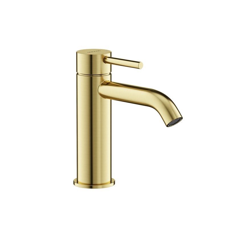 Смеситель для раковины Sancos Etna, брашированное золото, PVD покрытие, SC9001BG