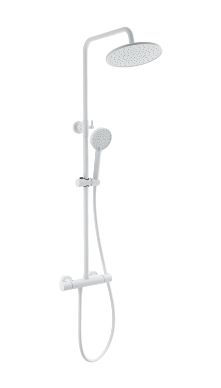 Душевая стойка Wonzon & Woghand WW-B3047-A-MW матовая белая