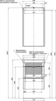 Зеркало-шкаф Aquanet Орлеан 50 белое