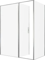 Душевой уголок Allen Brau Priority 160x90, профиль хром, стекло прозрачное
