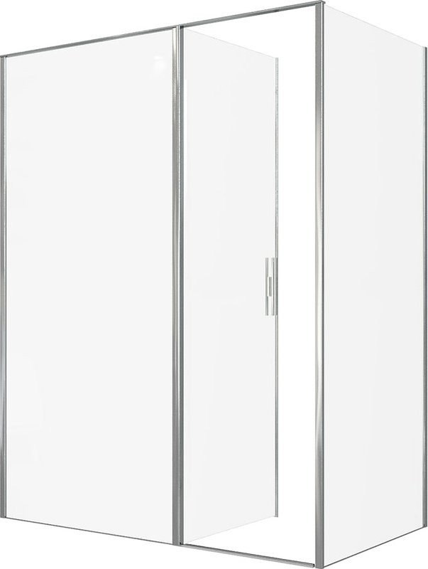 Душевой уголок Allen Brau Priority 160x90, профиль хром, стекло прозрачное