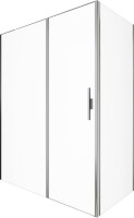 Душевой уголок Allen Brau Priority 160x90, профиль хром, стекло прозрачное