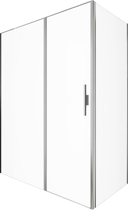 Душевой уголок Allen Brau Priority 160x90, профиль хром, стекло прозрачное