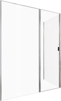 Душевой уголок Allen Brau Priority 160x90, профиль хром, стекло прозрачное