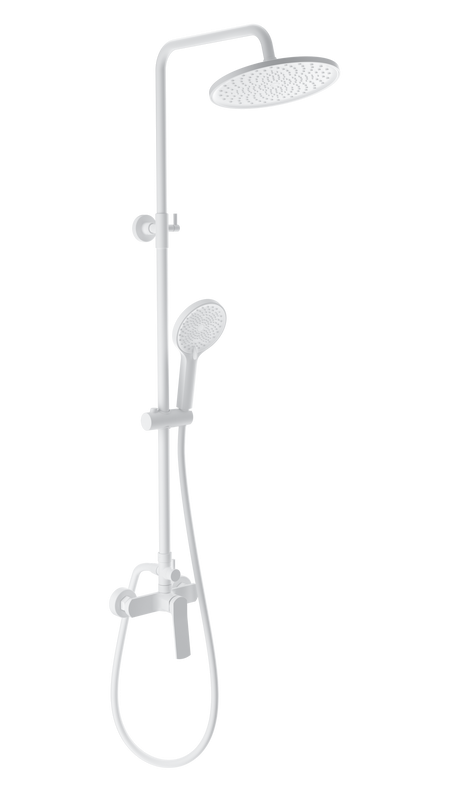 Душевая стойка Wonzon & Woghand WW-B3200-MW матовая белая