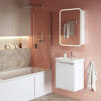 Зеркало-шкаф Alavann Lana 60х80 R с подсветкой, антизапотеватель, часы