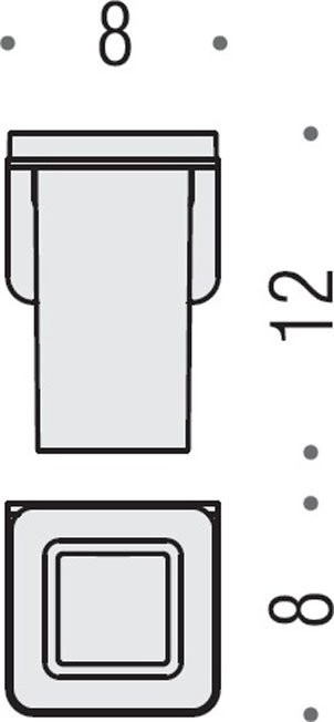 Стакан Colombo Design Over B7002.satin