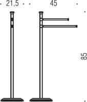Полотенцедержатель Colombo Design Portofino B3238.000