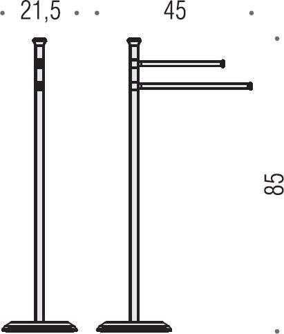 Полотенцедержатель Colombo Design Portofino B3238.000