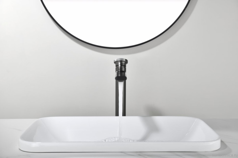 Смеситель для раковины Black&White Gravity 7307GM gun metal