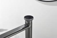 Смеситель для раковины Black&White Gravity 7307GM gun metal Смеситель для раковины Black&White Gravity 7307GM gun metal