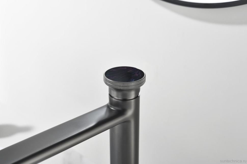 Смеситель для раковины Black&White Gravity 7307GM gun metal