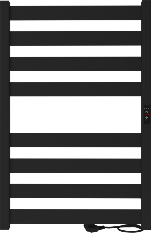 Полотенцесушитель электрический Indigo Oktava Slim 5 LСLOKS5E80-50BRRt черный муар