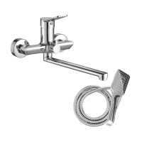 Смеситель с длинным изливом для ванны Olive'S Avia AV17221 хром