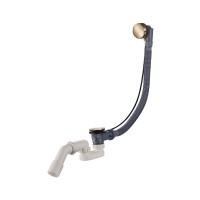 Слив-перелив для ванны Raglo R600 R600.30.03 32 мм, полуавтомат, золотой сатин