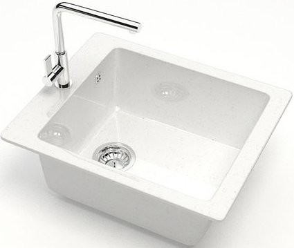 Мойка кухонная Marrbaxx Линди Z008Q001 белый лед