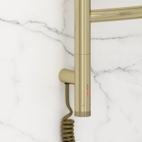 Полотенцесушитель электрический Сунержа Галант 3.1 020-6000-8040 90x45 см, подключение слева, шампань, лесенка