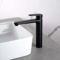 Смеситель для раковины AQUATEK Ника AQ1804MB матовый черный Смеситель для раковины AQUATEK Ника AQ1804MB матовый черный