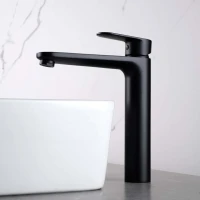 Смеситель для раковины AQUATEK Ника AQ1804MB матовый черный Смеситель для раковины AQUATEK Ника AQ1804MB матовый черный