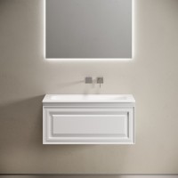 Тумба с раковиной Sancos Very 90 подвесная, bianco, раковина СN7019wx