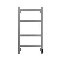 Полотенцесушитель электрический Grota Nosto 430х800 NM EL 80x45 см, подключение справа, слева, скрытое подключение справа, матовый хром, лесенка