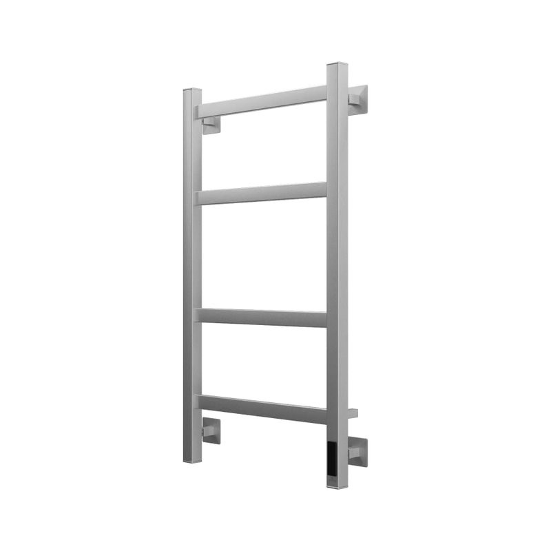 Полотенцесушитель электрический Grota Nosto 430х800 NM EL 80x45 см, подключение справа, слева, скрытое подключение справа, матовый хром, лесенка