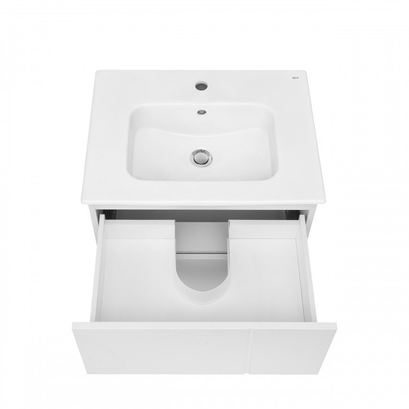 Тумба под раковину без столешницы Roca Luna 60 матовая белая