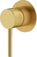 Встраиваемый смеситель для душа и ванны Plumberia Selection Ixo KITXO1135OB С ВНУТРЕННЕЙ ЧАСТЬЮ, брашированное золото