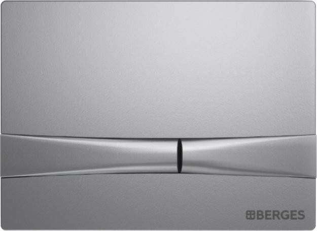 Кнопка смыва Berges Novum F2 хром, матовый