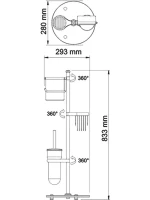 Стойка Wasserkraft K-1246 Стойка Wasserkraft K-1246
