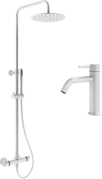 Комплект для ванной Plumberia Selection Ixo KITXO6302BO53 белый матовый