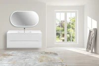 Мебель для ванной комнаты Vincea Mia 120 белая глянцевая