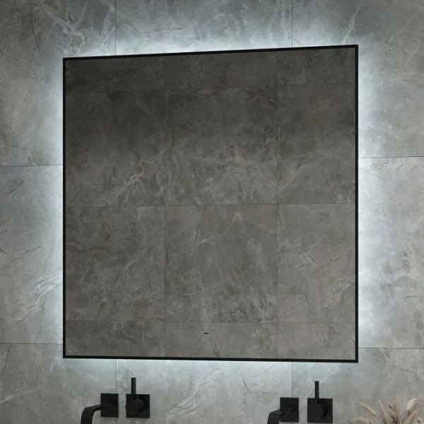 Зеркало Art&Max Sorrento 100х100 с LED-подсветкой, 6000К