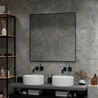 Зеркало Art&Max Sorrento 100х100 с LED-подсветкой, 6000К