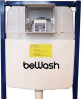 Система инсталляции для унитазов beWash Vago BW74, P05BC с кнопкой смыва, черное стекло, хром